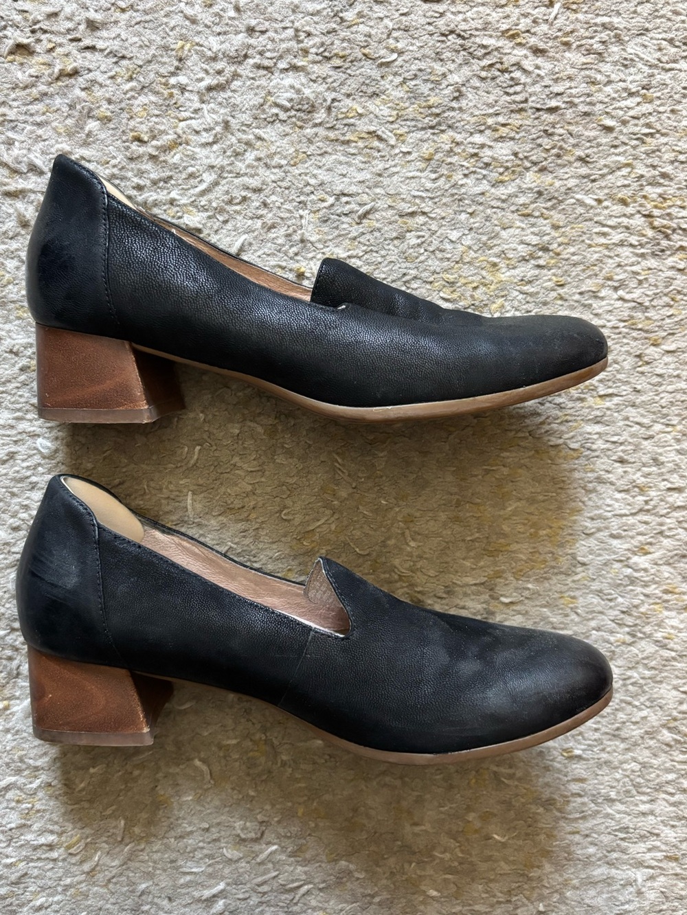 Black Leather Dansko Loafers Size 39